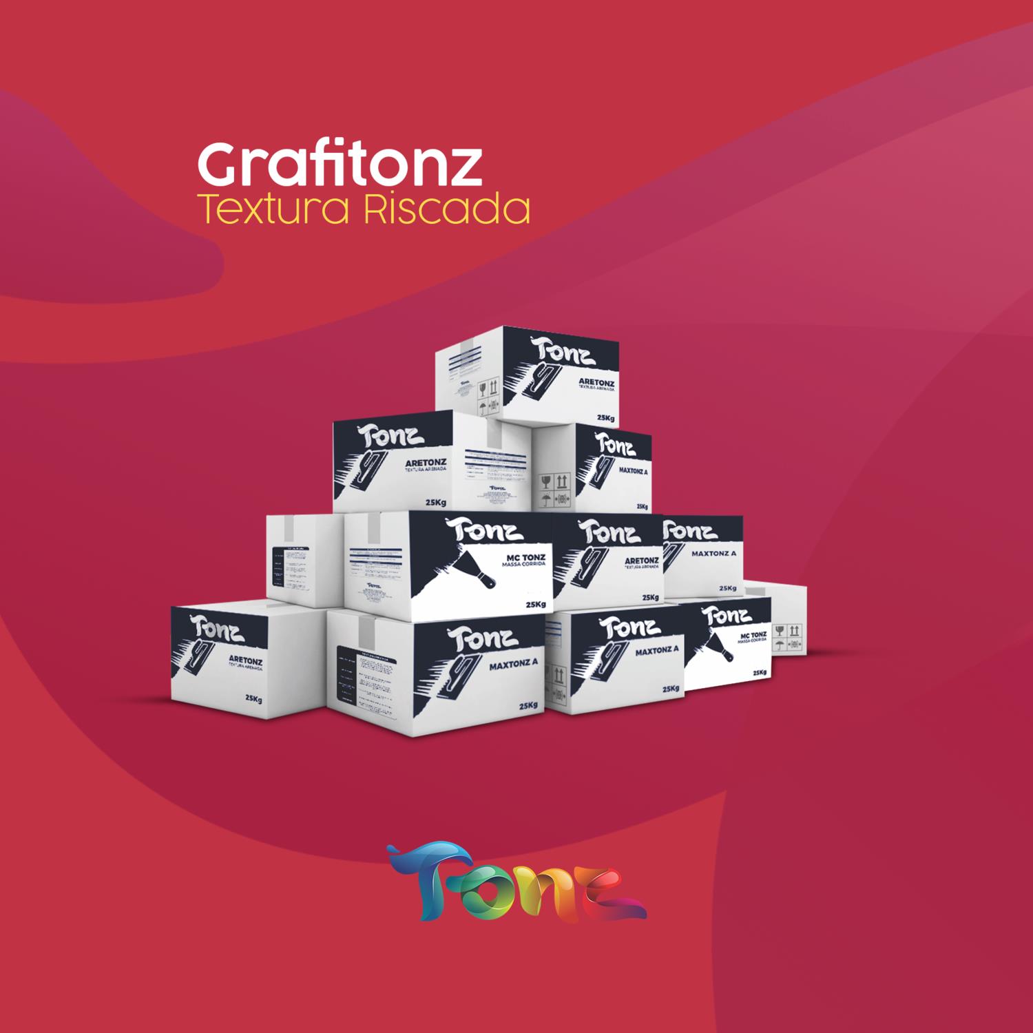 Textura 25Kg Grafiato Branco - Tonz