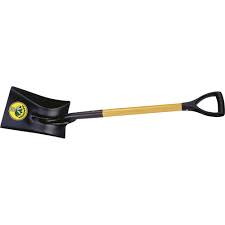 PA QUADRADA METALICA 464/30, COM CABO DE MADEIRA DE 71 CM E COM EMPUNHADURA PLASTICA 77464434 - TRAMONTINA