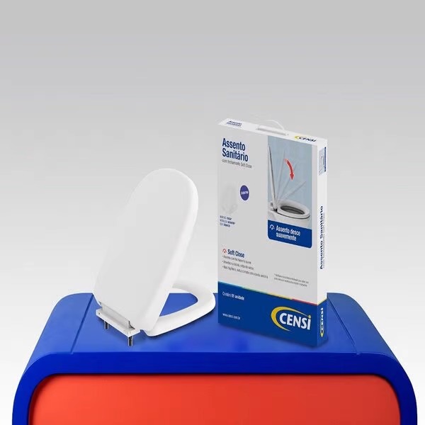 Assento Sanitário com Soft Close - Sabatini Branco - Icasa