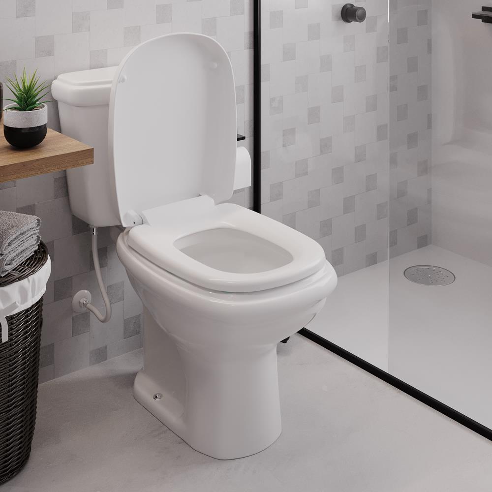 Assento Sanitário com Soft Close - Sabatini Branco - Icasa