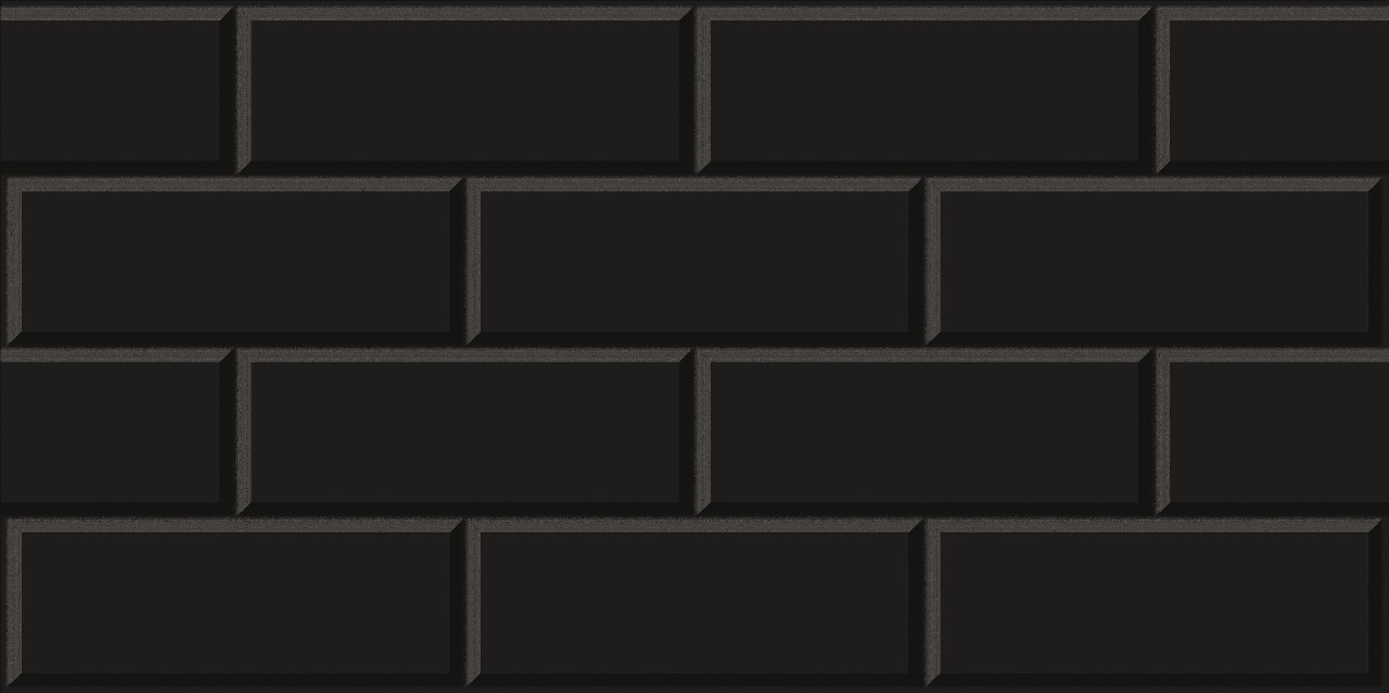 Revestimento 39x75 VBR339.014 YORK PRETO BRILHANTE - Bellacer