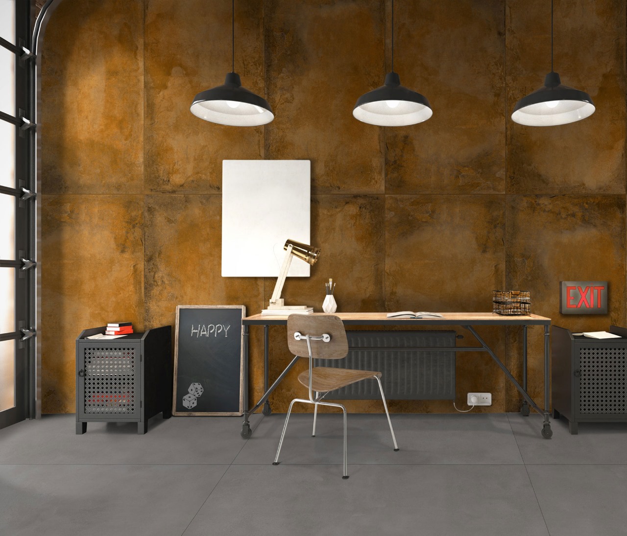PISO LUME SEMI GRES 63X120 METROPOLITAN ÓXIDO PLUS ACETINADO