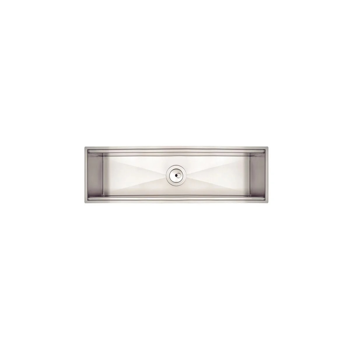 Canal Organizador Tramontina 60cm 94534001 em Aço Inox Scotch Brite 60x18cm