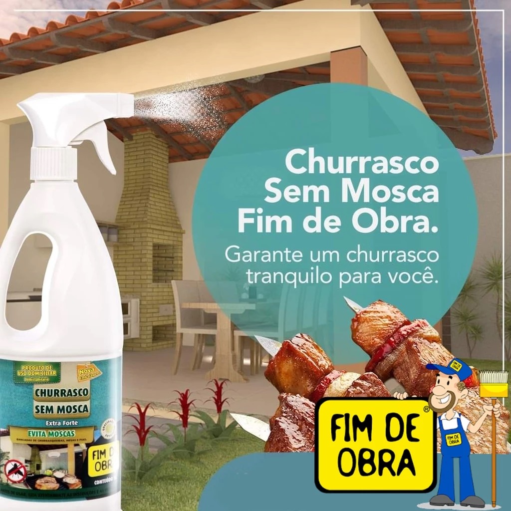 CHURRASCO SEM MOSCA 1LT - FIM DE OBRA