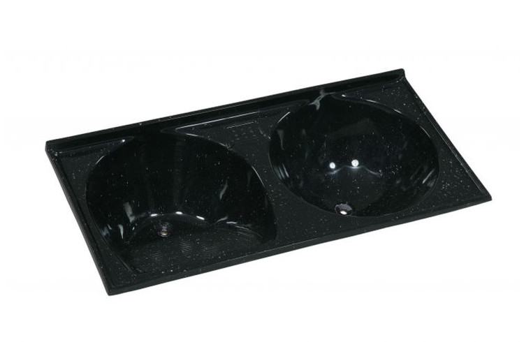 TANQUE SINTÉTICO DUPLO Nº 5 PRETO – 124x62cm - A.J. RORATO