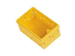 Caixa Luz 4x2 Eletro Flex Amarelo - Amanco