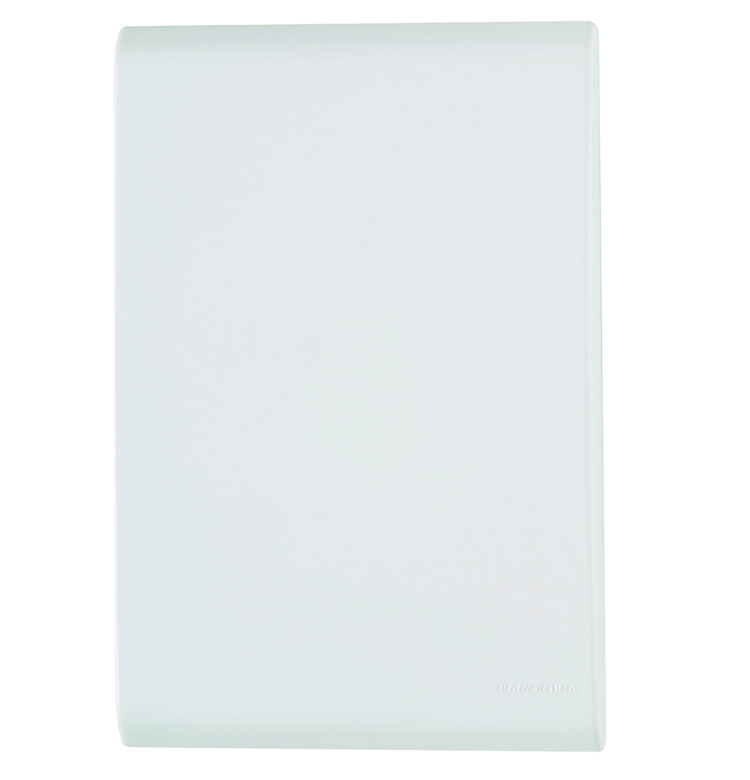 Conjunto Liz Placa+Sup 4X2 Cega Branco - Tramontina