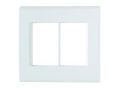 Conjunto Liz Placa+Sup 4X4 06-Postos Branco - Tramontina