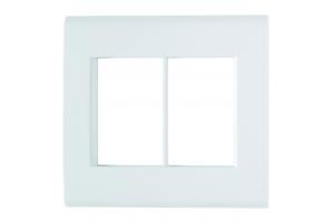Conjunto Liz Placa+Sup 4X4 06-Postos Branco - Tramontina