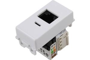 Módulo Tomada Rede RJ45 Cat 6E Branco - Tramontina