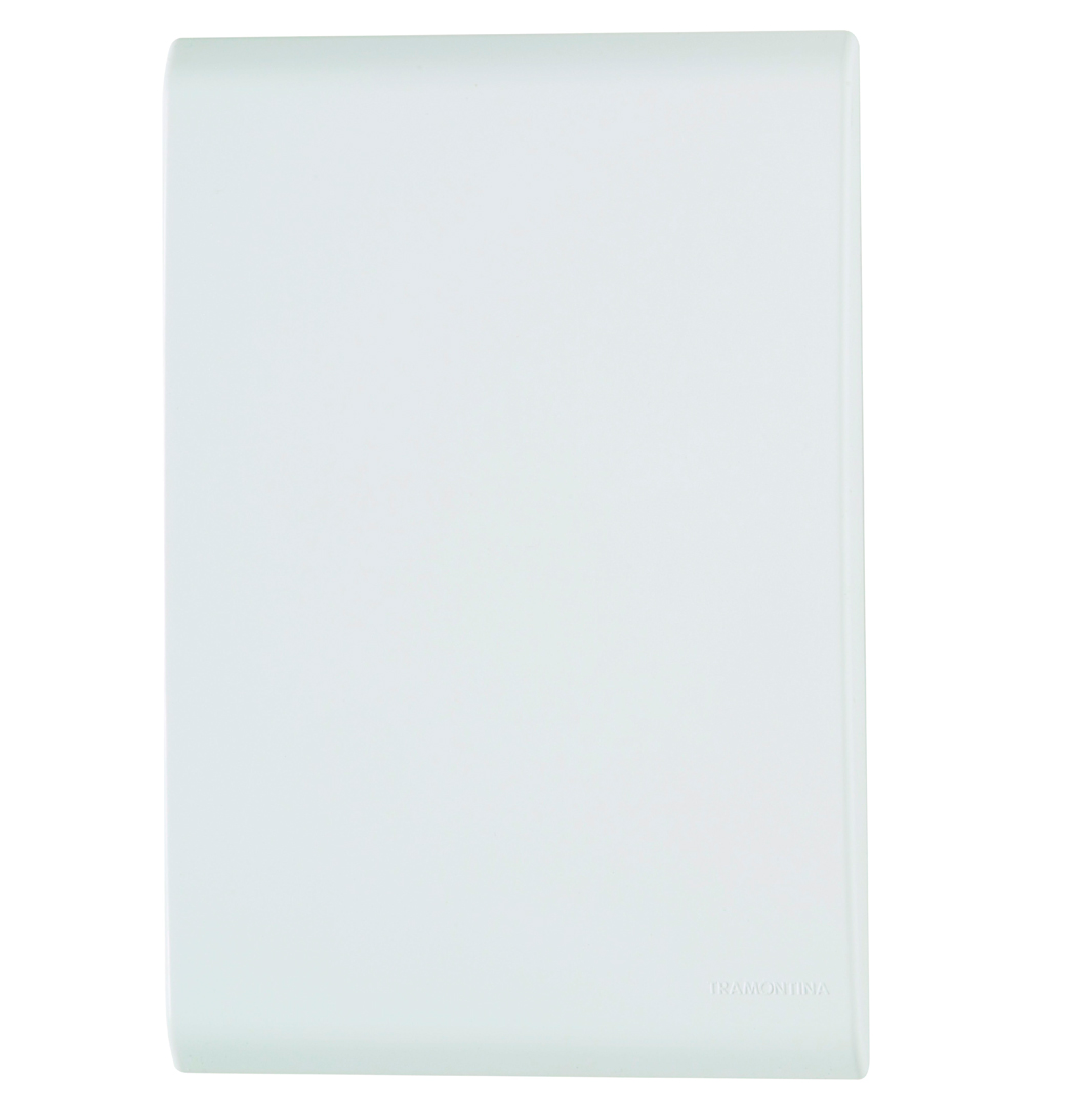 Conjunto Liz Placa+Sup 4X2 01-Furo Branco - Tramontina