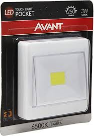 Spot Touchlight Led Pocket 6500k 03w Aaa Branco - Avant