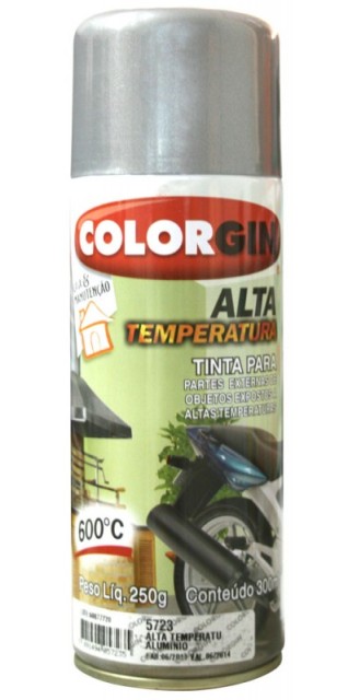 Tinta Spray 350ml Alta Temperatura - Colorgin - Cores
