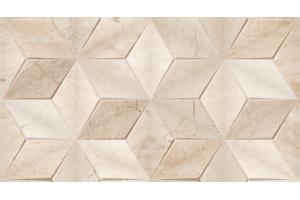 Piso 33 x 60   AR55967  Vetro Marmo Beige - Embramaco