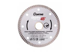 Disco De Corte Diamantado Chanfro Para Porcelanatos 45° - Cortag