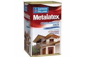 Massa acrílica Metalatex 18 litros branco - Sherwin Williams 